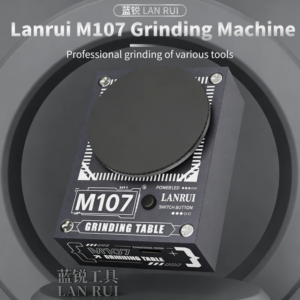 Lanrui M107 Grinding Machine for Mobile Phone Repair Tweezers Cutting Heads Blade Repair Tool Grinder Tool Grinding Machine