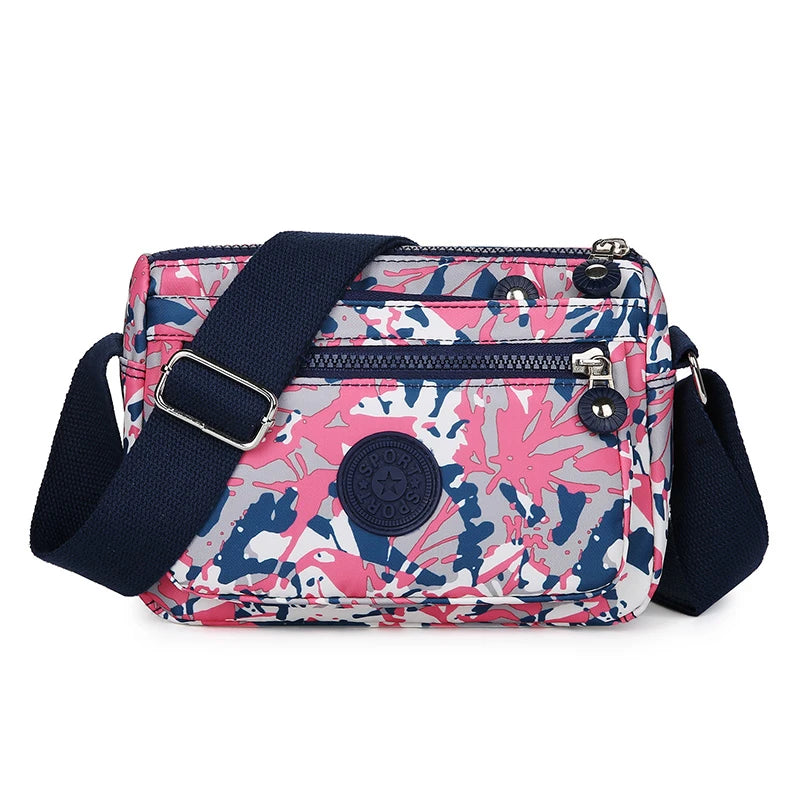 Waterproof Nylon Oxford Cloth Crossbody Bag Women's Single Shoulder Bag Versatile Durable Soft Casual Style Youth Fashion