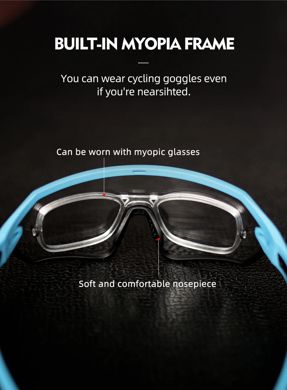 ThinkRider Bike Photochromic Cycling Glasses Bicycle Glasses Sports Men's Sunglasses MTB Road Cycling Eyewear Protection Goggles