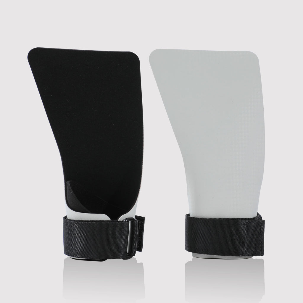 A Pair of Kevlar Rubber NO-hole Hand Grips for Crossfit Pull-ups Cross Training Gymnastics WODS Palm Protector No Need Magnesium