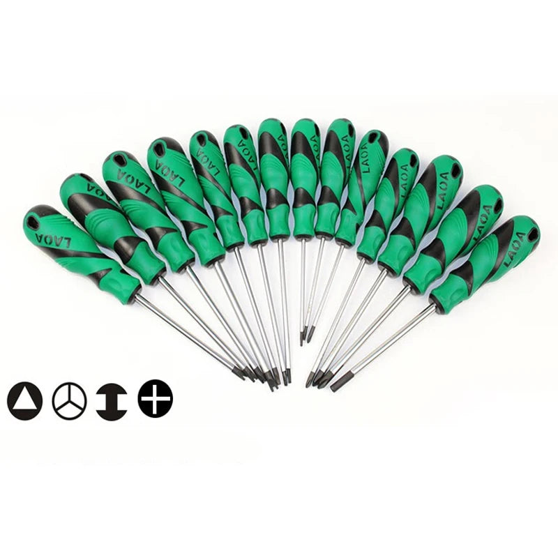 LAOA Special-shaped screwdriver Y-shaped U-shaped H triangle magnetic screwdriver socket screwdriver