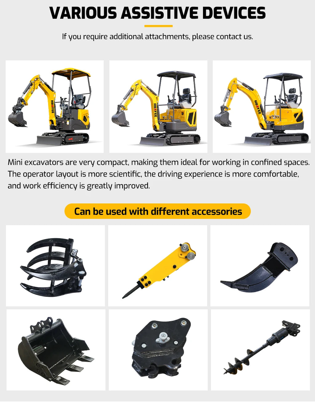 Hydraulic Mini Excavator Prices Multifunctional EPA Engine Small Diggers Portable Excavadora Customize Mini Small Excavators