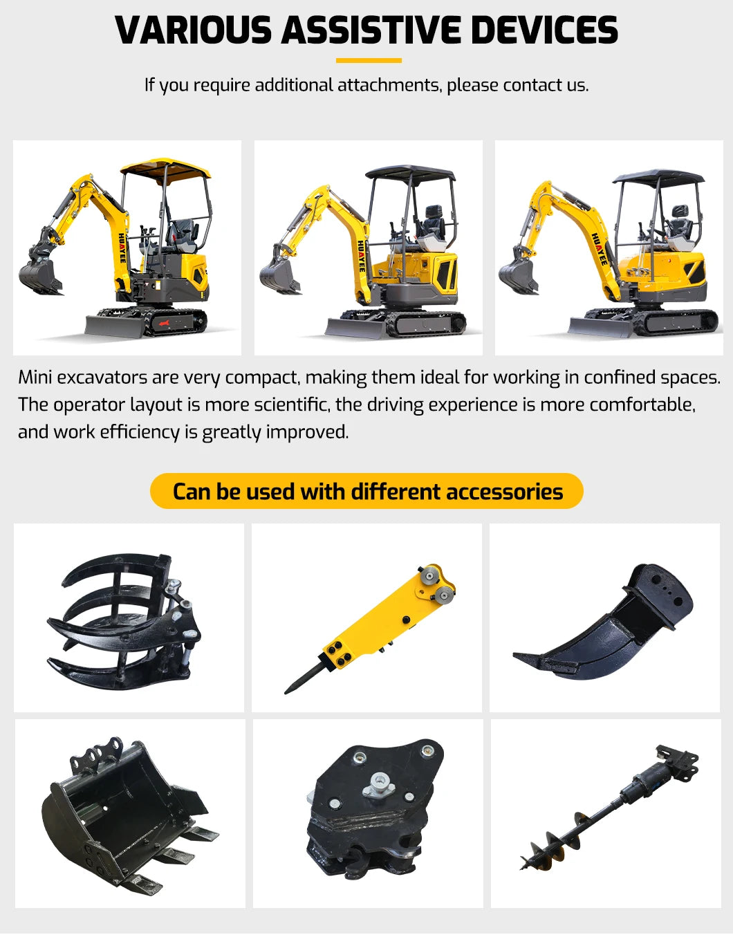 Hydraulic Mini Excavator Prices Multifunctional EPA Engine Small Diggers Portable Excavadora Customize Mini Small Excavators