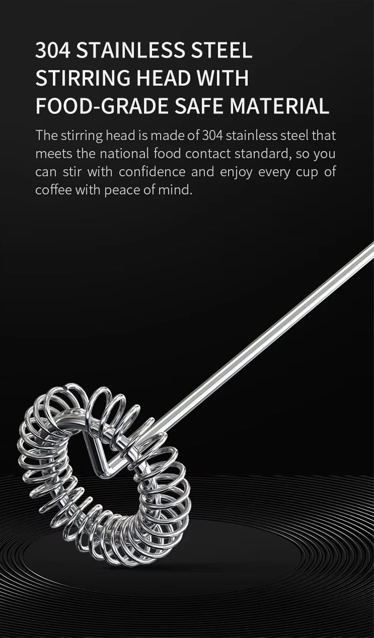 Wireless Electric Mini Milk Frother Coffee Whisk Egg Beater Blender Portable Stirrer Cappuccino Maker for Kitchen Cooking Tools