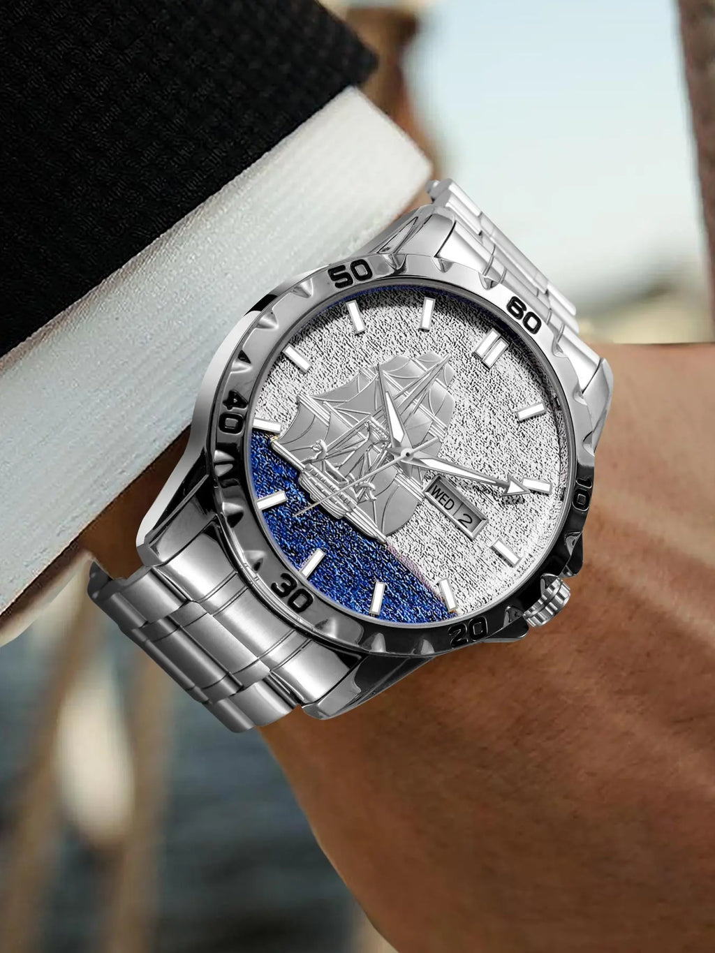 Glenaw Sailing Series Top Brand Luxury Men's Watch Fashion Business Fully Automatic Mechanical Waterproof Watch