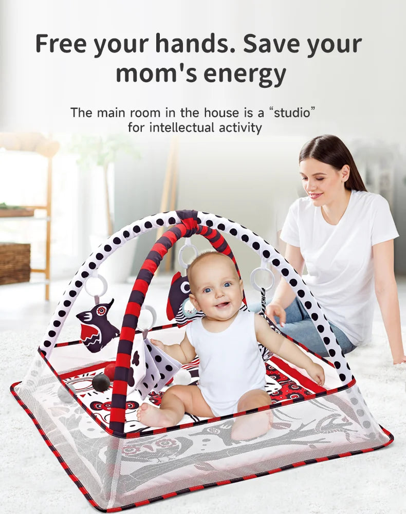 Baby Early Education Toys Mat Infant Fitness Gym Activity Center Play Mat Cognitive Development Puzzle Newborn Toys Ideal Gift