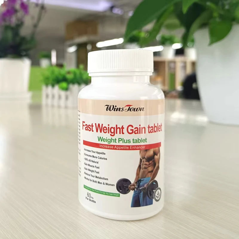 2 Bottle Fast Weight Gain Tablet For Men Boost Max Muscle Building Mass Gainer Body Weight Quick Growth Weight Gain Capsules