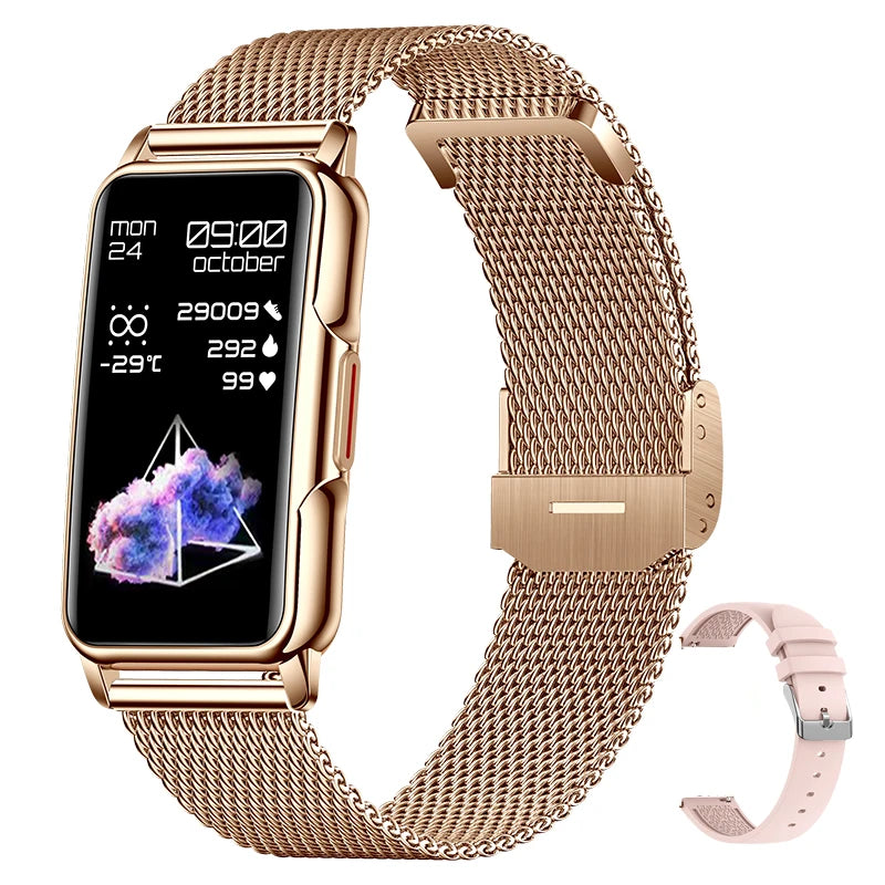 Classic Smart Bracelet Ladies Smart Watch Men Heart Rate Blood Oxygen Waterproof Sports Smart Strap Women Watch For Android IOS