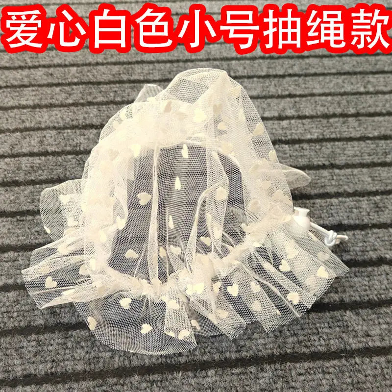 Comfortable Mesh Dog Mouth Cover Prevents Mess Eating Suitable for Small to Medium Dogs Prevents Biting And Licking