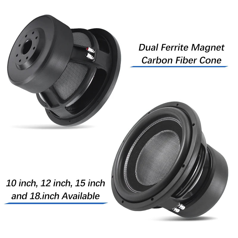 Subwoofer Voiture 12 Pouces Haute Performance Bass