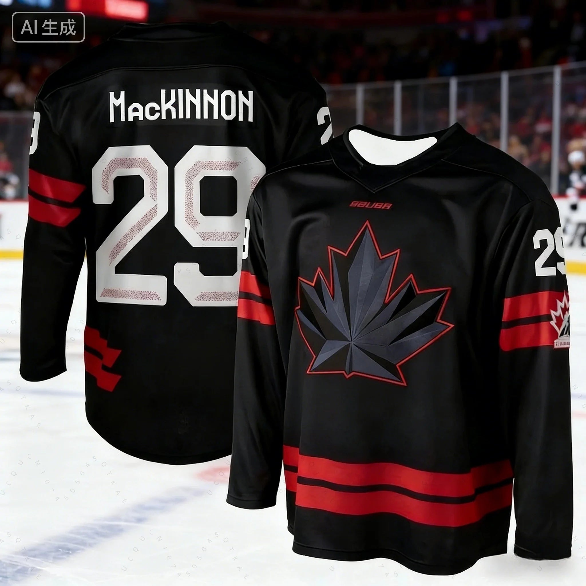2026 New Model Arrival Canada Ice Hockey Game Jersey Mcdavid Fan Special Hockey Jersey Kit Men's Long-Sleeve Athletic T-Shirts