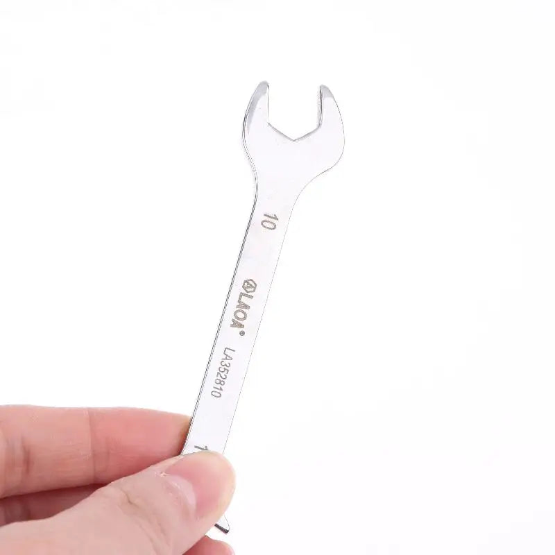 1/8/10Pcs Mini Thin Stainless Steel Double Open-end Wrench 5-11mm Dual-purpose Wrench For Repair Hand Tool Accessory