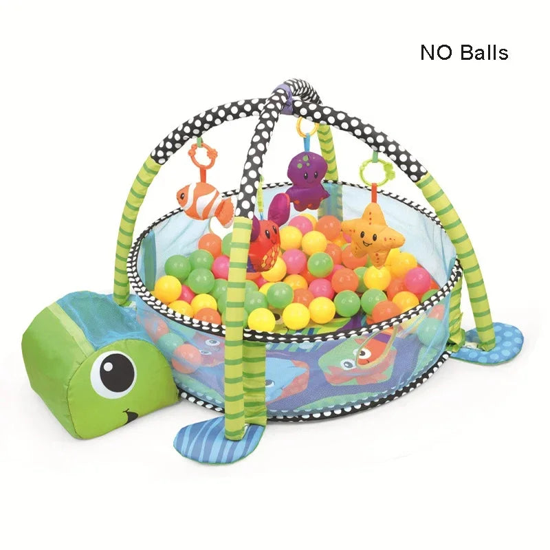 Baby Fitness Frame Crawling Blanket Infant Fence Crawling Mat with Cloth Book Infant Rug Enlightenment Toys Game Mat Kids Gift