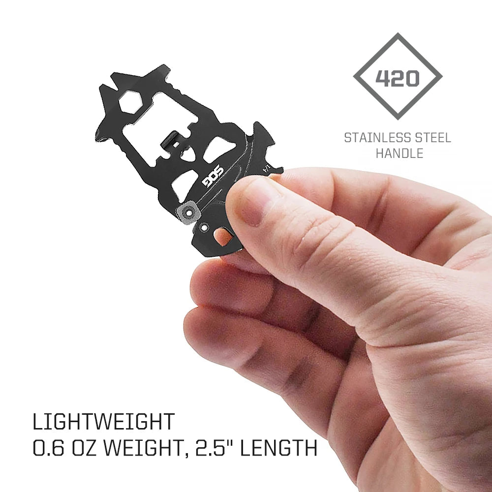 SOG MacV Multi-tool Mini Keychain Skull Wrench EDC Multifunctional Tools Portable Outdoor Camping Survival Bottle Opener SM1001