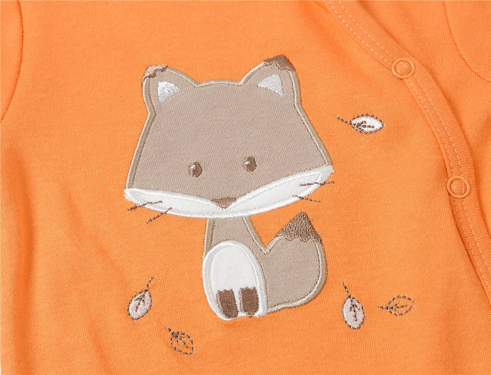 2025 3 pcs/lot Baby Boy Girls Rompers 100% Cotton Long Sleeve Overalls 0-12 Months Cool Print  Newborn Jumpsuit