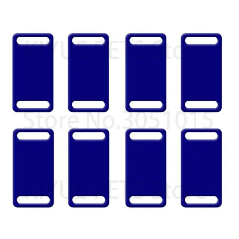KIYUE 20Pc Pet Shop Aluminum Tags Dog Name Tag ID Plate Custom Laser Engraved For Cat Phone Number Lable Keyrings Accessories