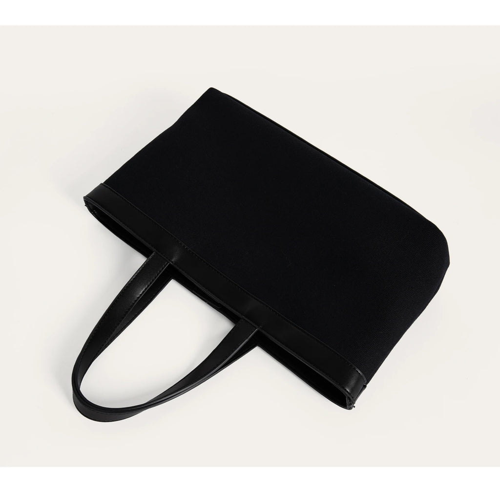 PEPPIHOME Women's Canvas Tote Bag Commuter Handbag Single Shoulder Bag Korean Style Summer New Arrival Soft PU Leather