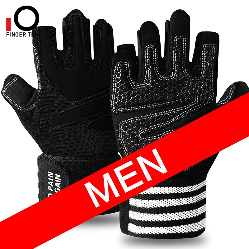 Weight Lifting Gloves Men Women Half Finger Gel Full Palm Protection Gym Glove Fitness Workout with Wrist Support Drop Shipping