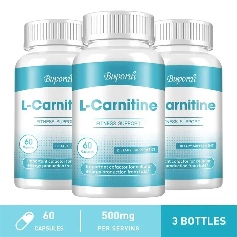 L-Carnitine Capsules - Weight Management,Support Energy,Grow Muscles, Promote Metabolism, Improves Memory and Concentration