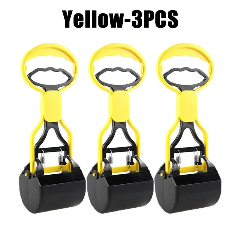 Durable Plastic Portable Pet Pooper Scooper with Sawtooth Edge Dog Poop Picker for Indoor Outdoor Cleaning Tool