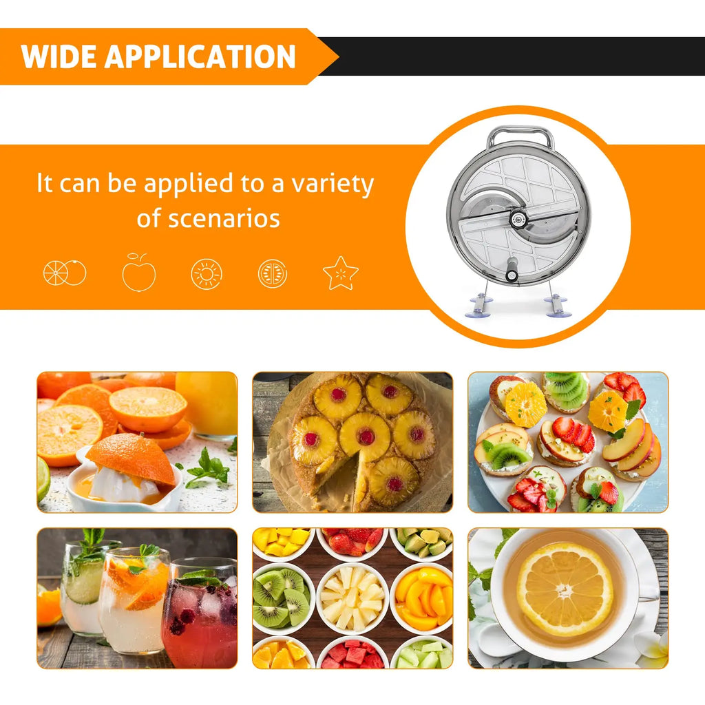 Replace blade for Commercial Vegetable Slicer Stainless Steel Potato Onion Slicer 0-0.5''Thickness Adjustable Manual Fruit Cutte