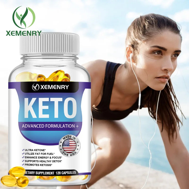 Keto Capsules - Weight & Fat Management, Burn Belly Fat, Detoxification, Digestion, Immunity