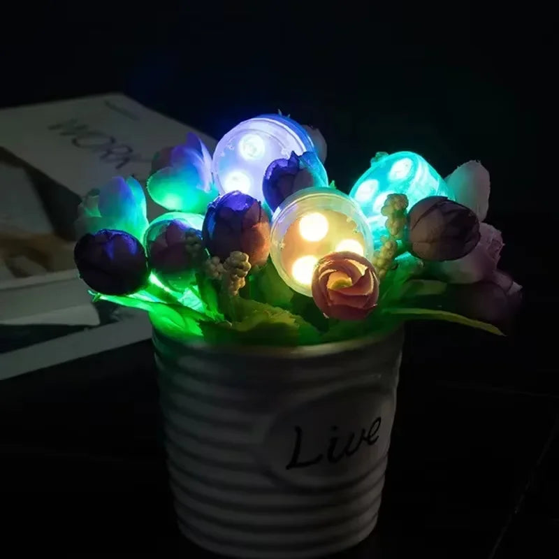 Remote Control Underwater Light Waterproof,Color Changing LED Pool Lamp for Indoor Aquarium, Bowl, Table Centerpiece Nightscape