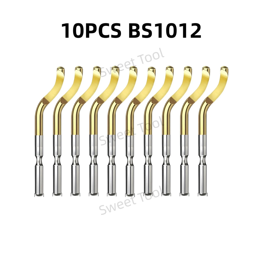 Deburring Tool Set RB1000 Black Metal Handle with 1/10/11 Swivel Blades for Metal PVC Plumbing 3D Printing Plastic Copper Resin
