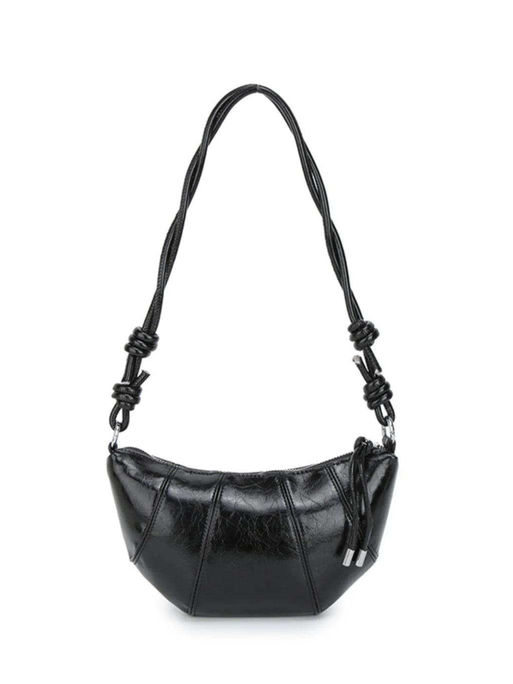 Casual Dumpling Shaped Large Capacity Shoulder Bag for Women 2026 New Style Soft Handle Single Strap Crossbody Luxury Bag