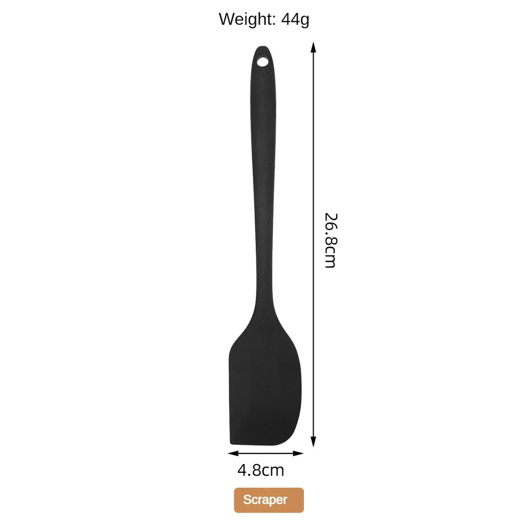 1/10PCS Food-Grade Silicone Kitchen Tools Set, Heat-Resistant Slotted Spoon for Non-Stick Cookware & Hot Pot, Multi-Use Strainer