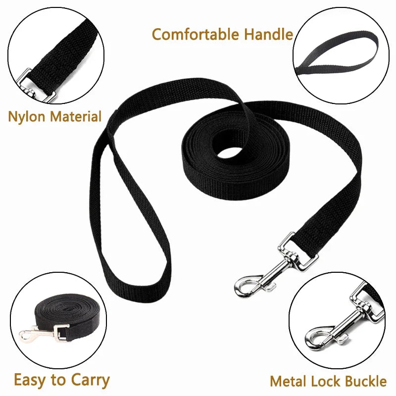 Pet Dog Training Leash Walking Belt Long Lanyard Dog Walking Protection Rope Suitable For Small And Large Dogs 1.5-50M Leash