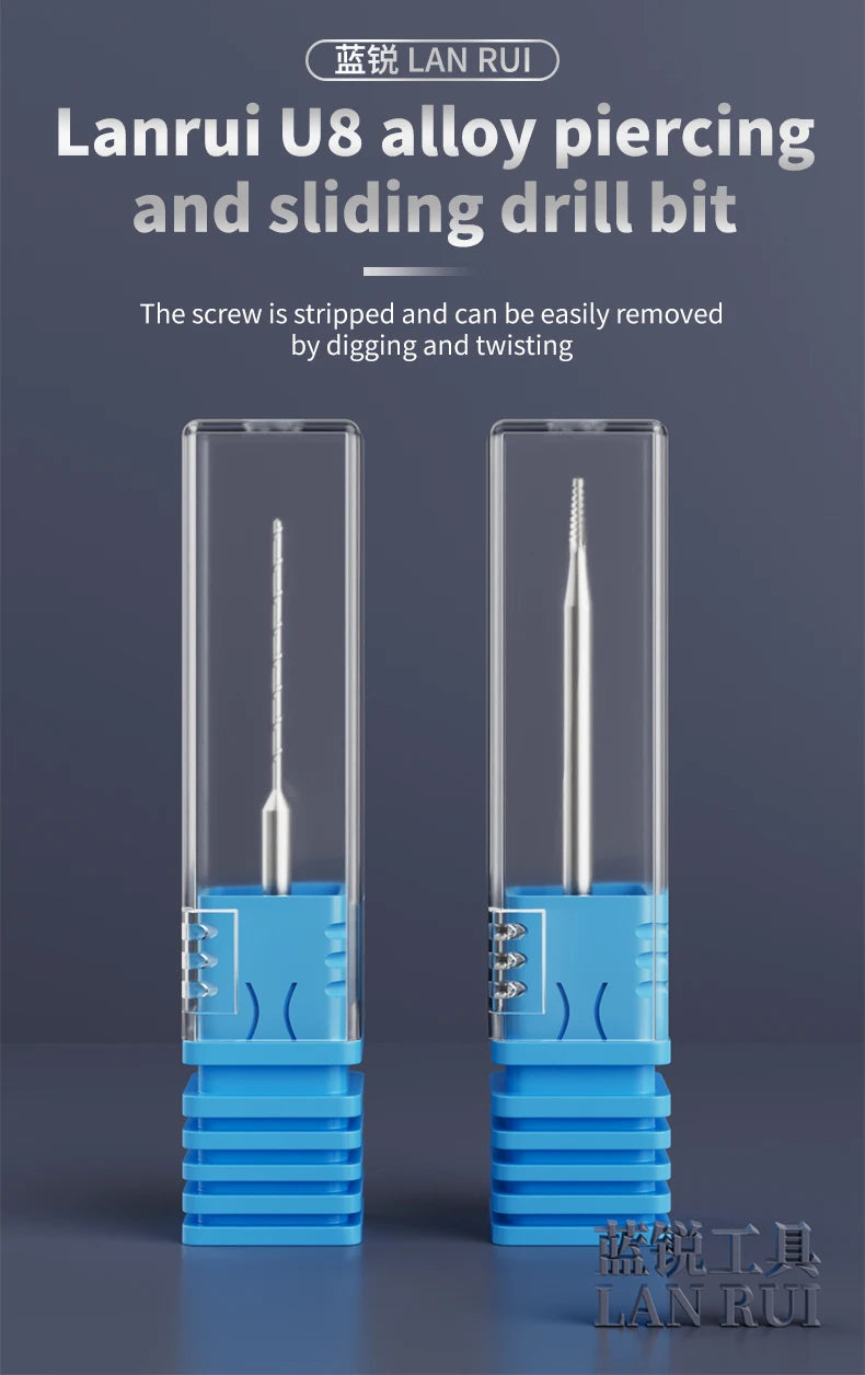 LANRUI U8 Alloy Piercing Sliding Drill Bit for Mobile Phone Repair Alloy Piercing Sliding Drill Bit Removal Extraction Tool