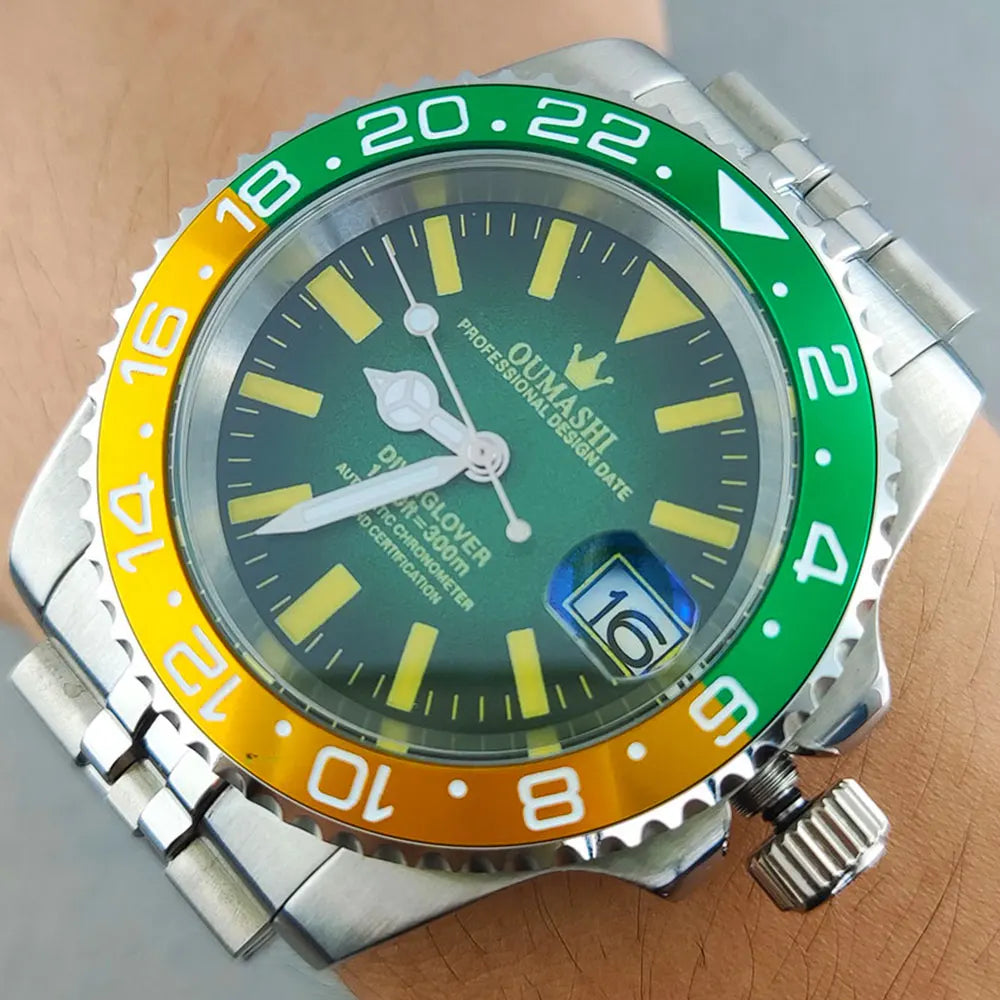 Luxury NH35 Watch 40mm Diver Men's Mechanical Watch Sapphire Glass Automatic Watch NH35 Stainless Steel Watch for men