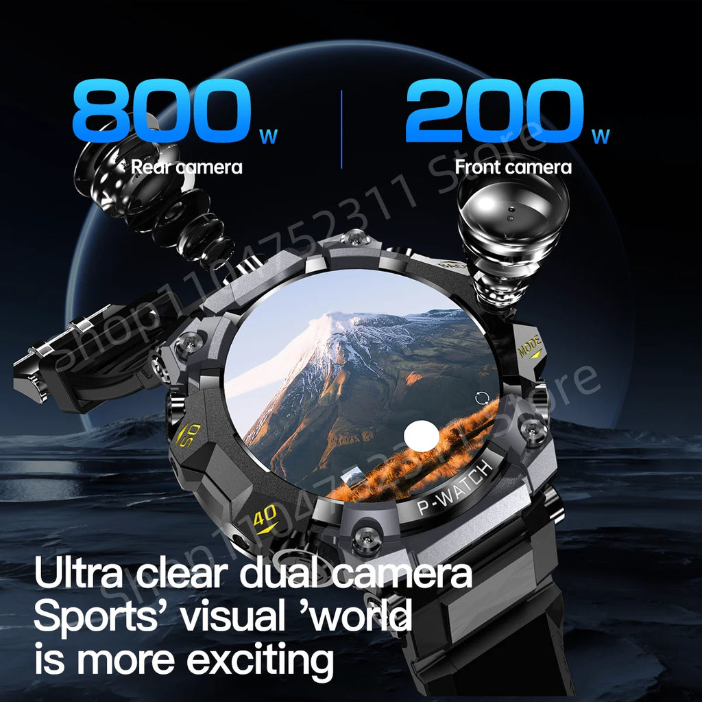 Original Q668 Smartwatch 4G 5G Full Netcom Smart Watch With 800W Dual Camera GPS WIFI NFC IP68 Waterproof Google Play Store
