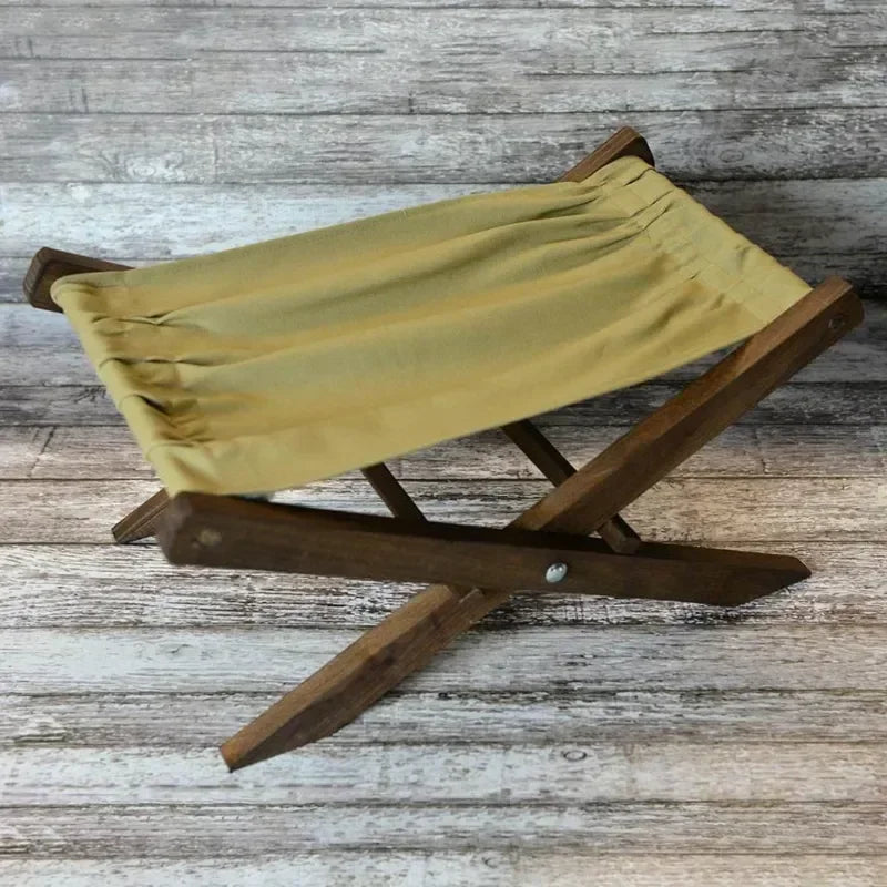 Folding Recliner Multifunctional Sofa Colorful Retro Deck Chair Newborn Baby Photography Props For Studio Shooting Scene Supply