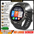 Military smartwatch men,760mAh Bluetooth call,LEDflashlight,compass,1.85HD Large screen,heart rate.blood pressure,IP68waterproof