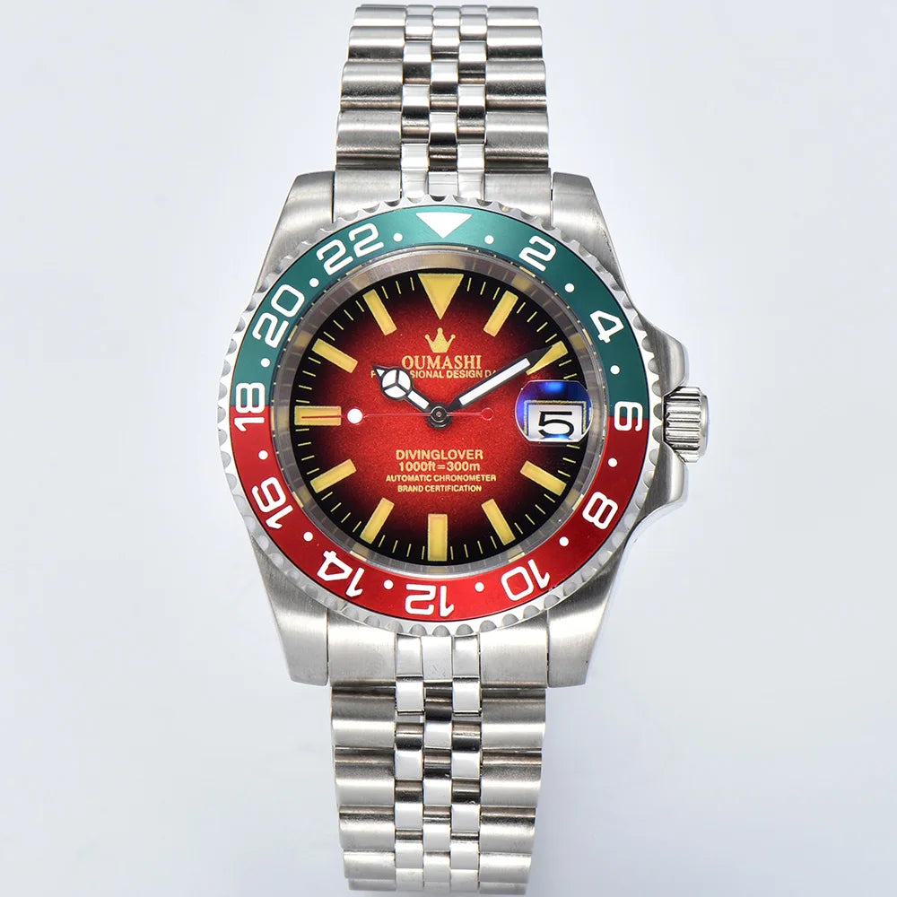 Luxury NH35 Watch 40mm Diver Men's Mechanical Watch Sapphire Glass Automatic Watch NH35 Stainless Steel Watch for men