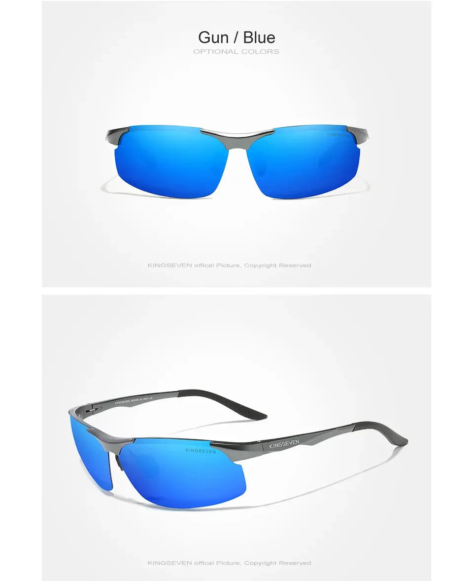 KINGSEVEN UV400 Polarized Men Sunglasses Cycling Driving Mirror Lens Male Glasses Anti-glare Women Fishing High Quality Eyewear