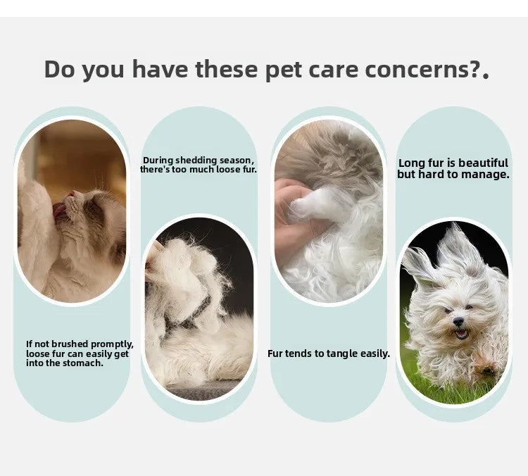 Pet Grooming Comb Dog And Cat Brush for Beauty And Thickening Hair Plastic Pet Supplies Universal for All Pets