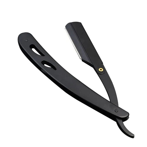 1/3/5pcs Professional Manual Shaver Straight Edge Stainless Steel Barber Razor Men Folding Shaving Shave Beard Cutter With Blade
