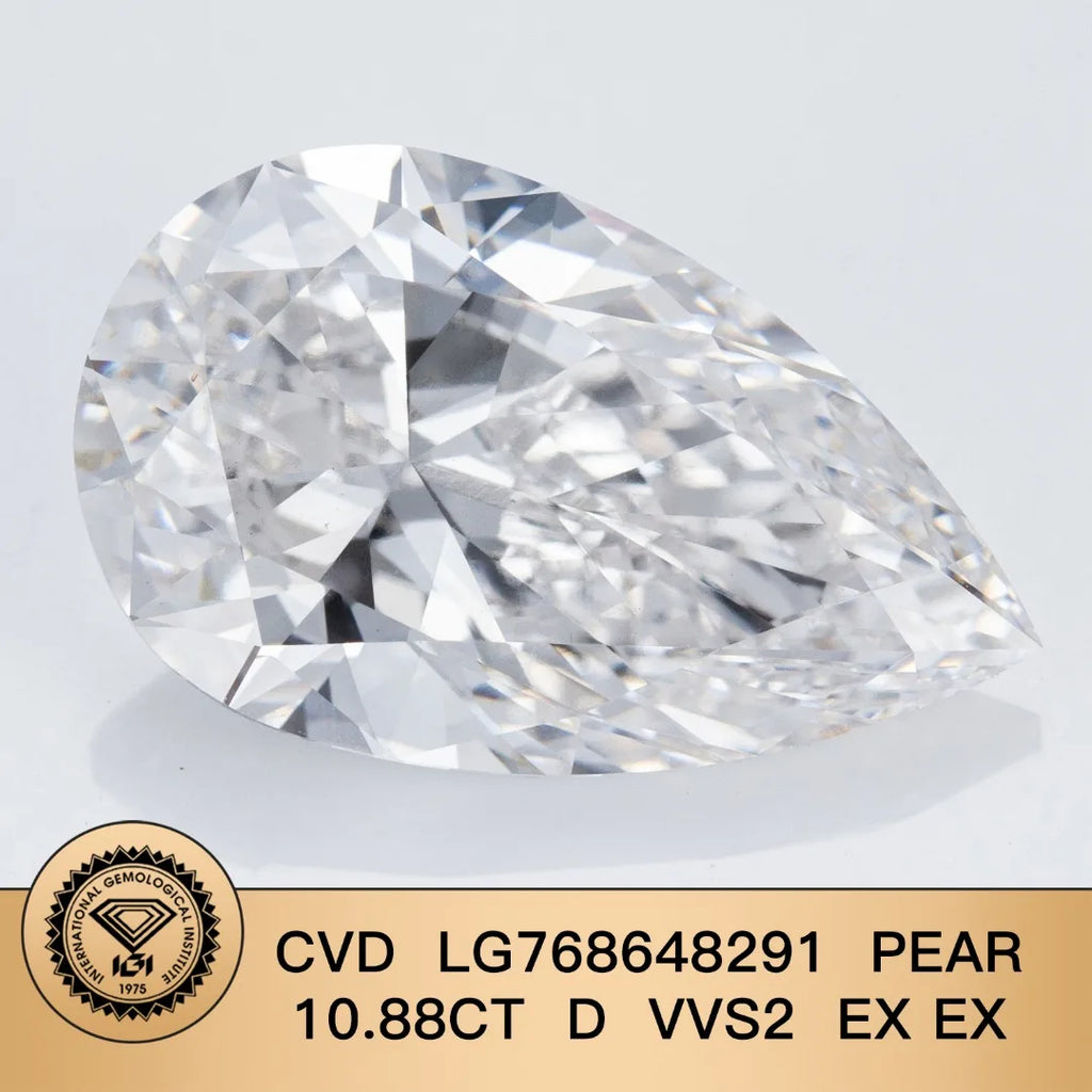 Limited-time 50% off on large With IGI Certificate 7ct 8ct 9ct 10ct 20ct 30ct Big Lab Grown Diamonds CVD Laboratory Diamond