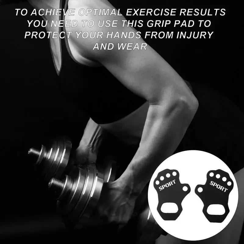 1Pair Lifting Grips Cross Training Weightlifting Palm Grips Hand Protection For Home Gym Fitness For Gymnastics Pull-Ups durable