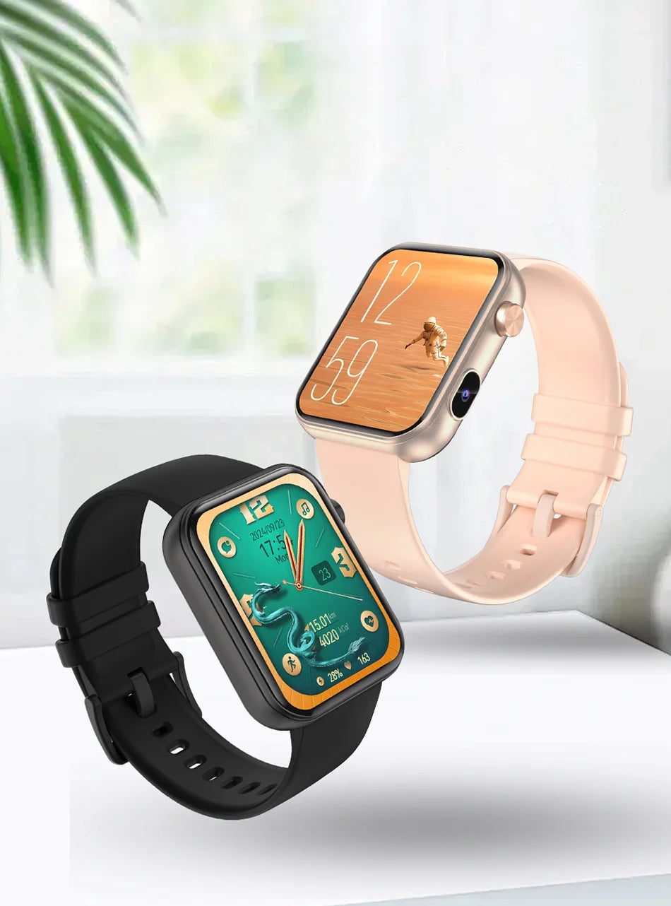 2025 New Smart Watch Women Men HD Camera Record Video Heart Rate 512MB Memory Music Sport Waterproof Bluetooth Call Smartwatch
