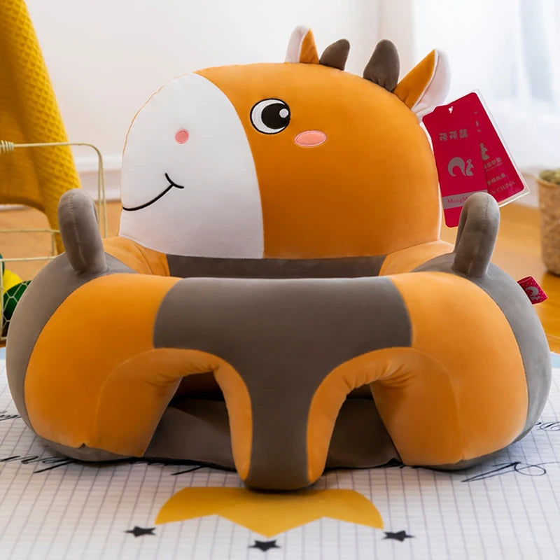 1Pcs Baby Support Seat Sit Up Soft Chair Cushion Sofa Plush Pillow Toy Animal Sofa Seat Pad