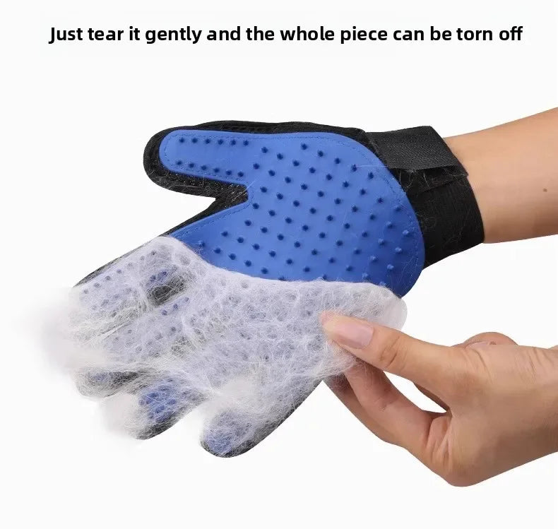 Pet Hair Glove Comb Pet Dog Cat Grooming Cleaning Glove Deshedding Hair remover Massage Brush Animal Supplies Cat Accessoies