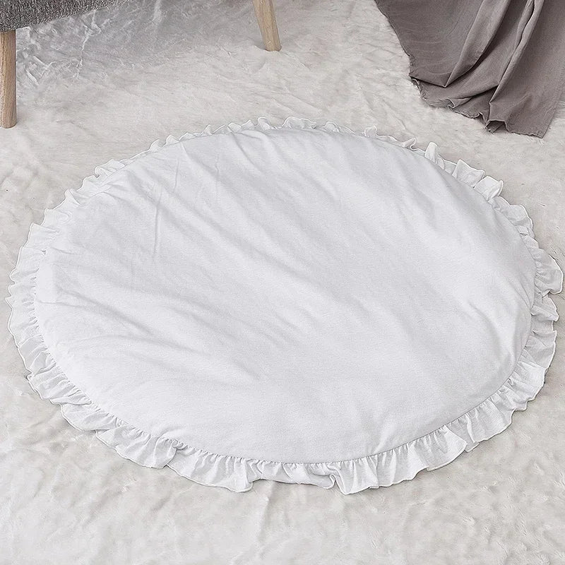 Baby Play Mat Cotton Game Blanket Crawling Pad Round Infant Toys for Children Kids Rug Gym Activity Newborn Photography Props