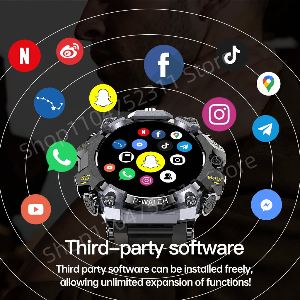Original Q668 Smartwatch 4G 5G Full Netcom Smart Watch With 800W Dual Camera GPS WIFI NFC IP68 Waterproof Google Play Store