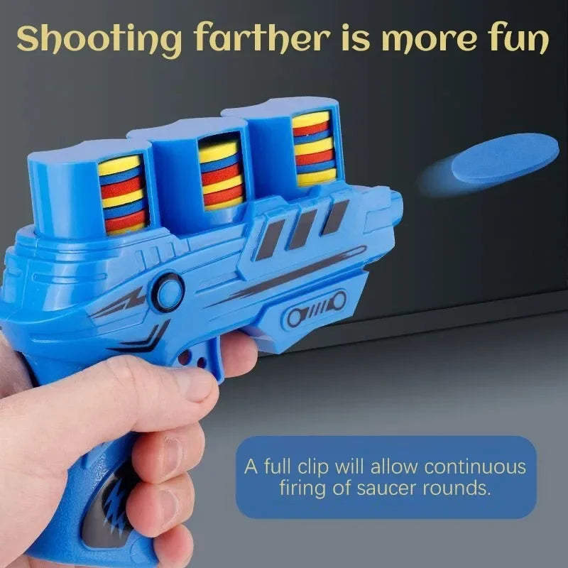AF Interactive Turnip Gun Cat Toy with 15pcs Reusable Soft Bullets, Pet Hunting Training & Funny Interactive Play Supplies
