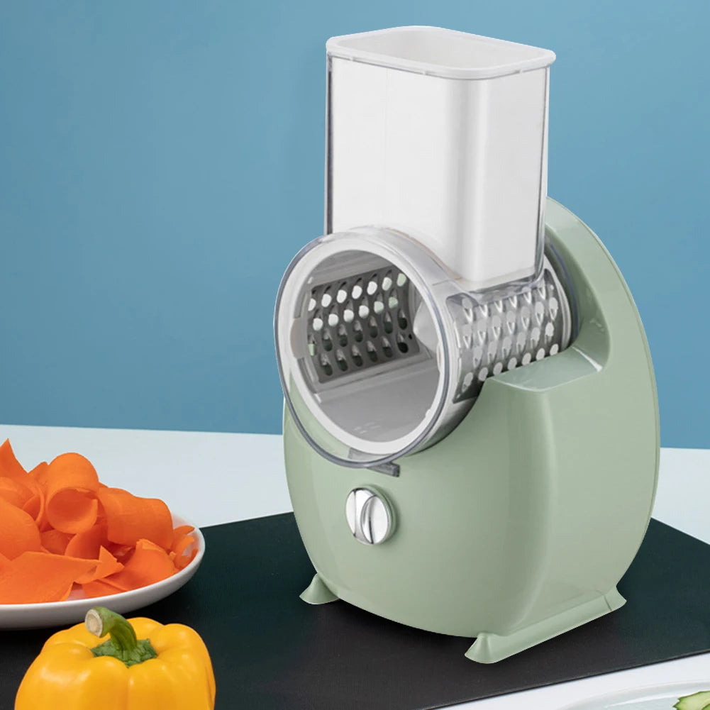 Electric Potato Chopper Household Gadgets 3-in-1 Multifunctional Potato Shredder Carrot Cheese Rechargeable Kitchen Accessories