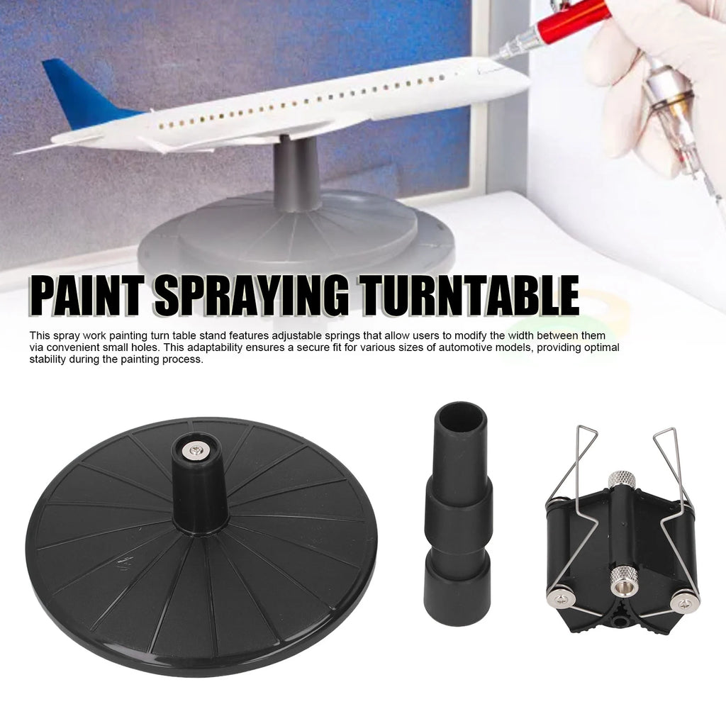 Spray Work Painting Stand ABS Adjustable Height Spray Work Painting Turn Table Stand Tool